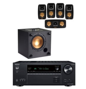 Onkyo TX-NR6100B Noir + Klipsch Reference...