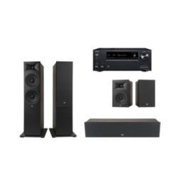 Onkyo TX-NR7100B Noir + JBL Pack Stage V2 280F Espresso 5.0