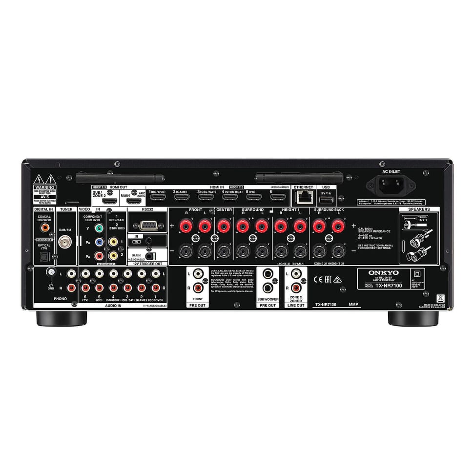 Onkyo TX-NR7100B Noir + JBL Pack Stage V2 280F Espresso 5.0 — image 3