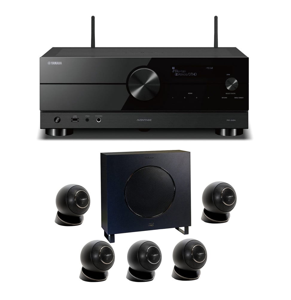 Yamaha RX-A2A Noir + Cabasse Eole 4 Noir 5.1