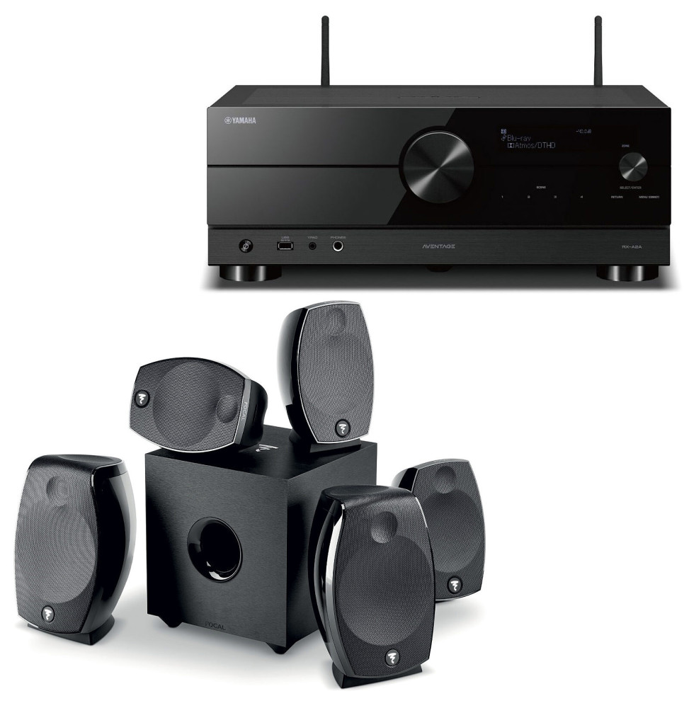 Yamaha RX-A2A Noir + Focal Sib Evo 5.1.2 Dolby Atmos