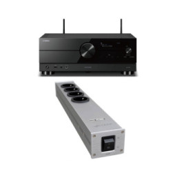 Yamaha RX-A2A Noir + Taga Harmony PF-400USB Argent