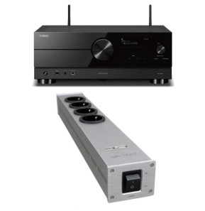 Yamaha RX-A2A Noir + Taga Harmony PF-400USB Argent