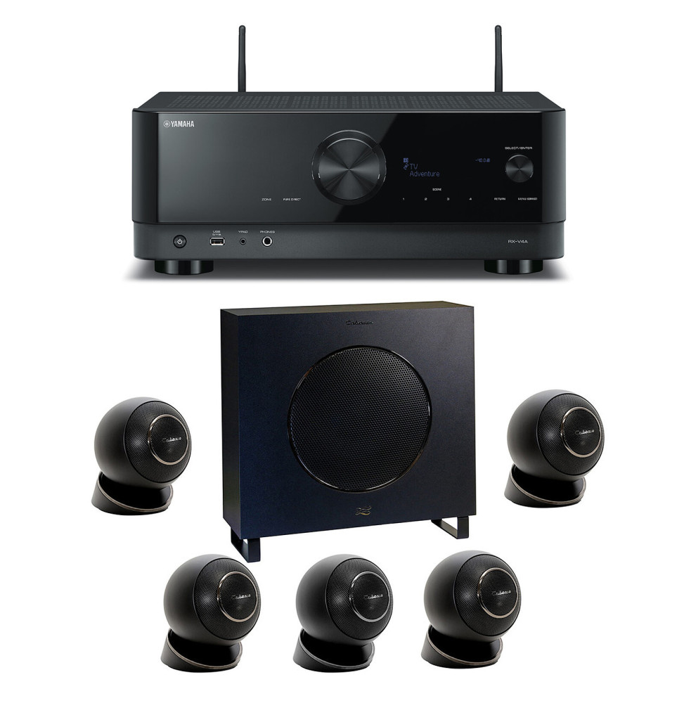 Yamaha RX-V4A Noir + Cabasse Eole 4 Noir