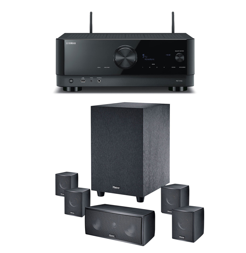 Yamaha RX-V4A Noir + Magnat Cinema Star 5.1