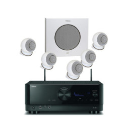 Yamaha RX-V6A Noir + Cabasse Eole 4 Blanc