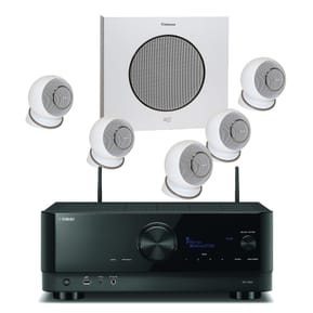 Yamaha RX-V6A Noir + Cabasse Eole 4 Blanc