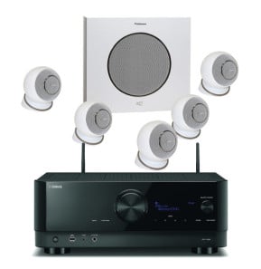 Yamaha RX-V6A Noir + Cabasse Eole 4 Blanc