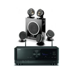 Yamaha RX-V6A Noir + Focal Dôme Flax Pack 5.1 Noir