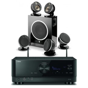 Yamaha RX-V6A Noir + Focal Dôme Flax Pack 5.1 Noir