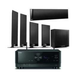 Yamaha RX-V6A Noir + KEF T205