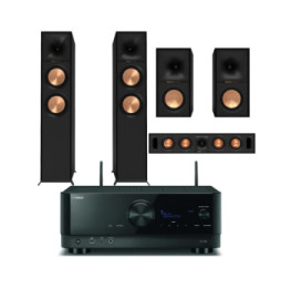 Yamaha RX-V6A Noir + Klipsch RF605FA HCM 5.0