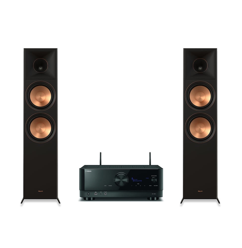 Yamaha RX-V6A Noir + Klipsch RP-8060FA II Noyer