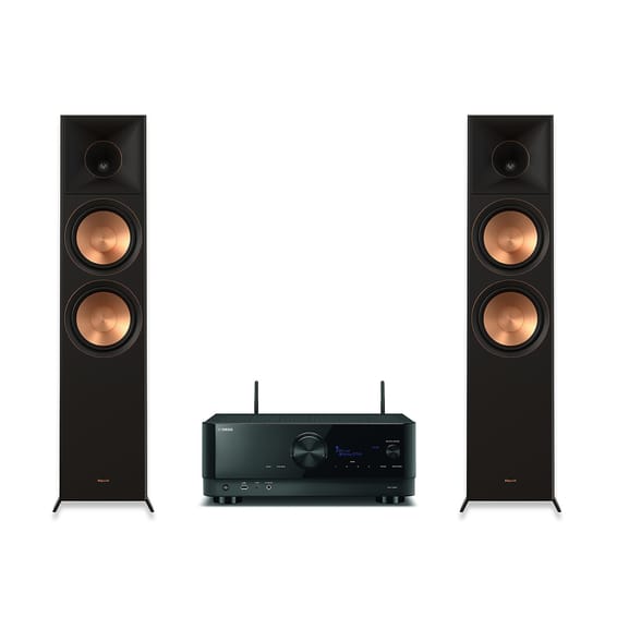 Yamaha RX-V6A Noir + Klipsch RP-8060FA II Noyer