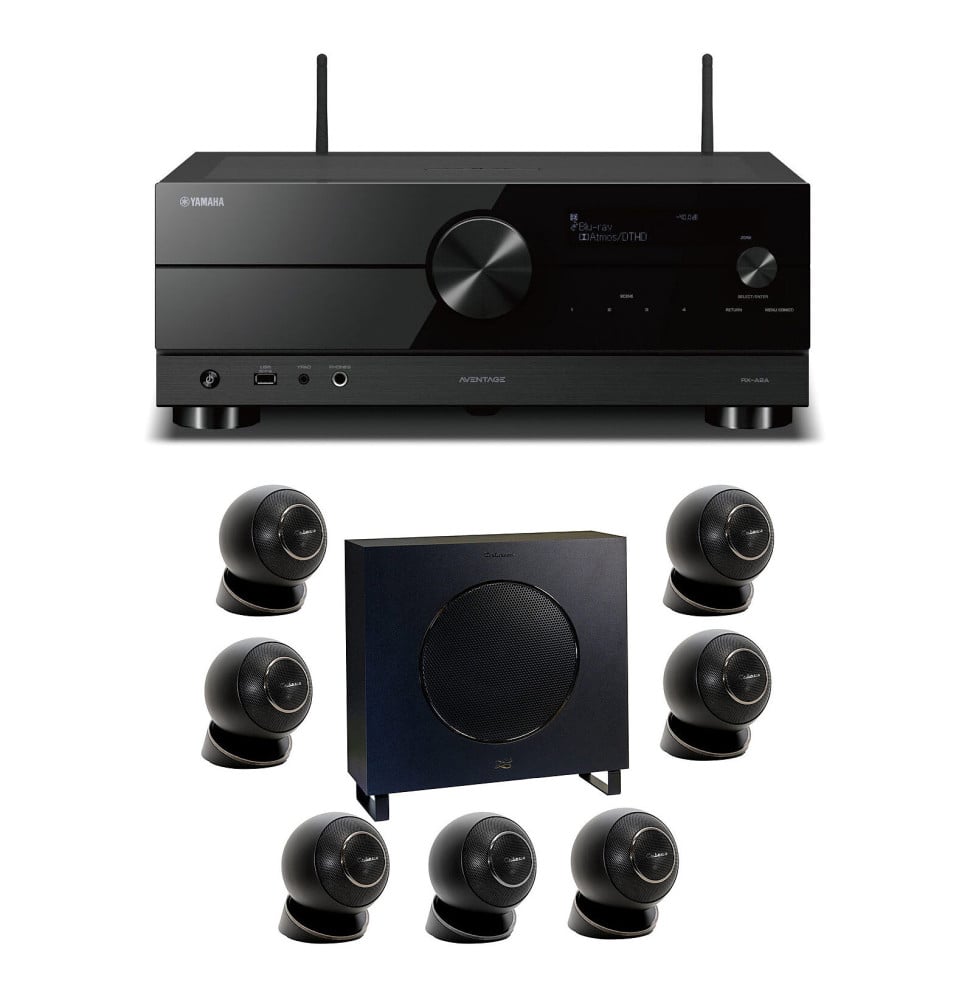 Yamaha RX-A2A Noir + Cabasse Eole 4 Noir 7.1