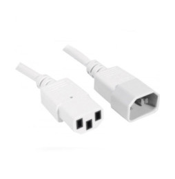 Rallonge d'alimentation pour PC, moniteur et onduleur (1.8 m) - (coloris clair)