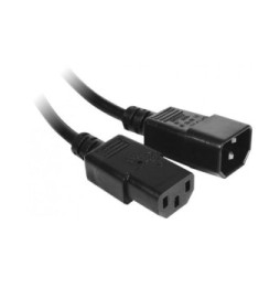 Rallonge d'alimentation pour PC, moniteur et onduleur (3 m) - (coloris noir)