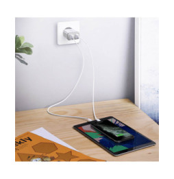 Akashi Chargeur Secteur 20W USB-A Quick Charge 3.0 Blanc