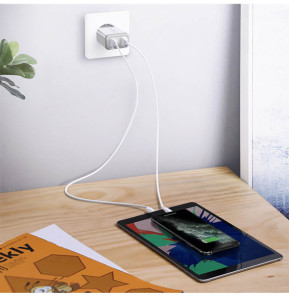 Akashi Chargeur Secteur 20W USB-A Quick Charge 3.0 Blanc