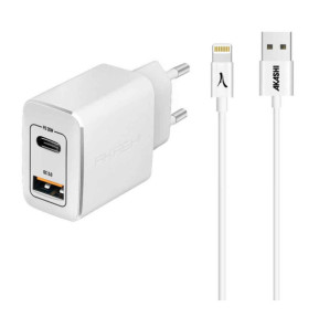 Akashi Chargeur Secteur 20W USB-A Quick Charge...