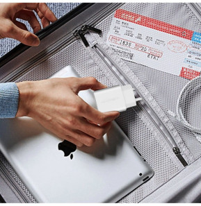 Akashi Chargeur Secteur 20W USB-A Quick Charge 3.0 Blanc + Câble Lightning