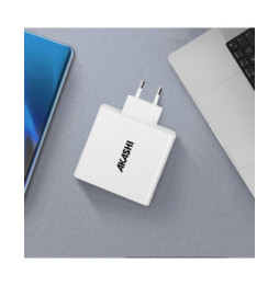 Akashi Chargeur Secteur 60W 6A USB-C + 3x USB-A