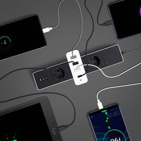 Akashi Chargeur Secteur 60W 6A USB-C + 3x USB-A — image 4