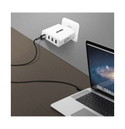 Akashi Chargeur Secteur 60W 6A USB-C + 3x USB-A