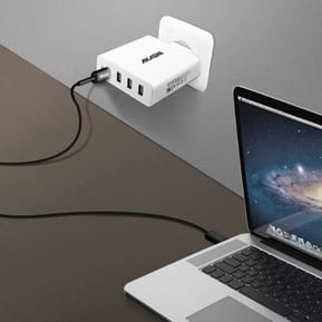 Akashi Chargeur Secteur 60W 6A USB-C + 3x USB-A — image 5
