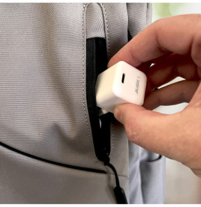 Akashi Chargeur secteur USB-C 30W Origine France Garantie Blanc