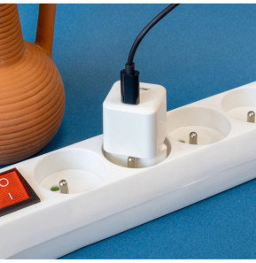 Akashi Chargeur secteur USB-C 30W Origine France Garantie Blanc