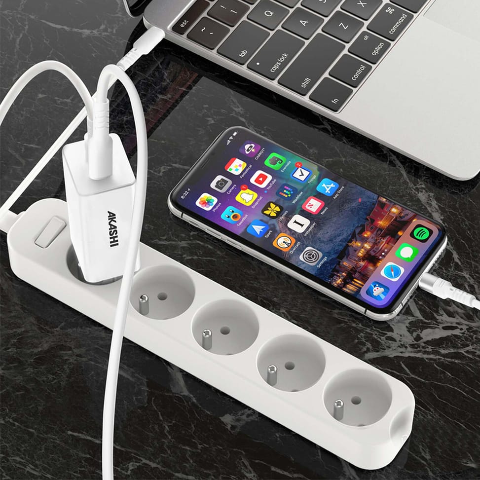Akashi Pack Chargeur Secteur GaN 83W USB-C + USB-A — image 5