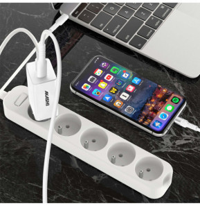 Akashi Pack Chargeur Secteur GaN 83W USB-C + USB-A