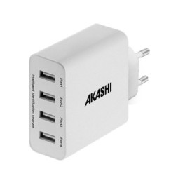 Akashi Turbo Chargeur Secteur 4 USB 5A