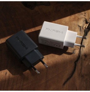 Akashi Chargeur secteur intelligent 3A USB-C 20W Noir