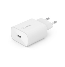 Belkin Lot de 5x Chargeurs Secteur USB-C 25 W pour iPhone (20 W) et Samsung (25 W) - Blanc