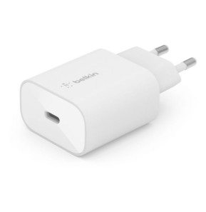 Belkin Lot de 5x Chargeurs Secteur USB-C 25 W pour iPhone (20 W) et Samsung (25 W) - Blanc