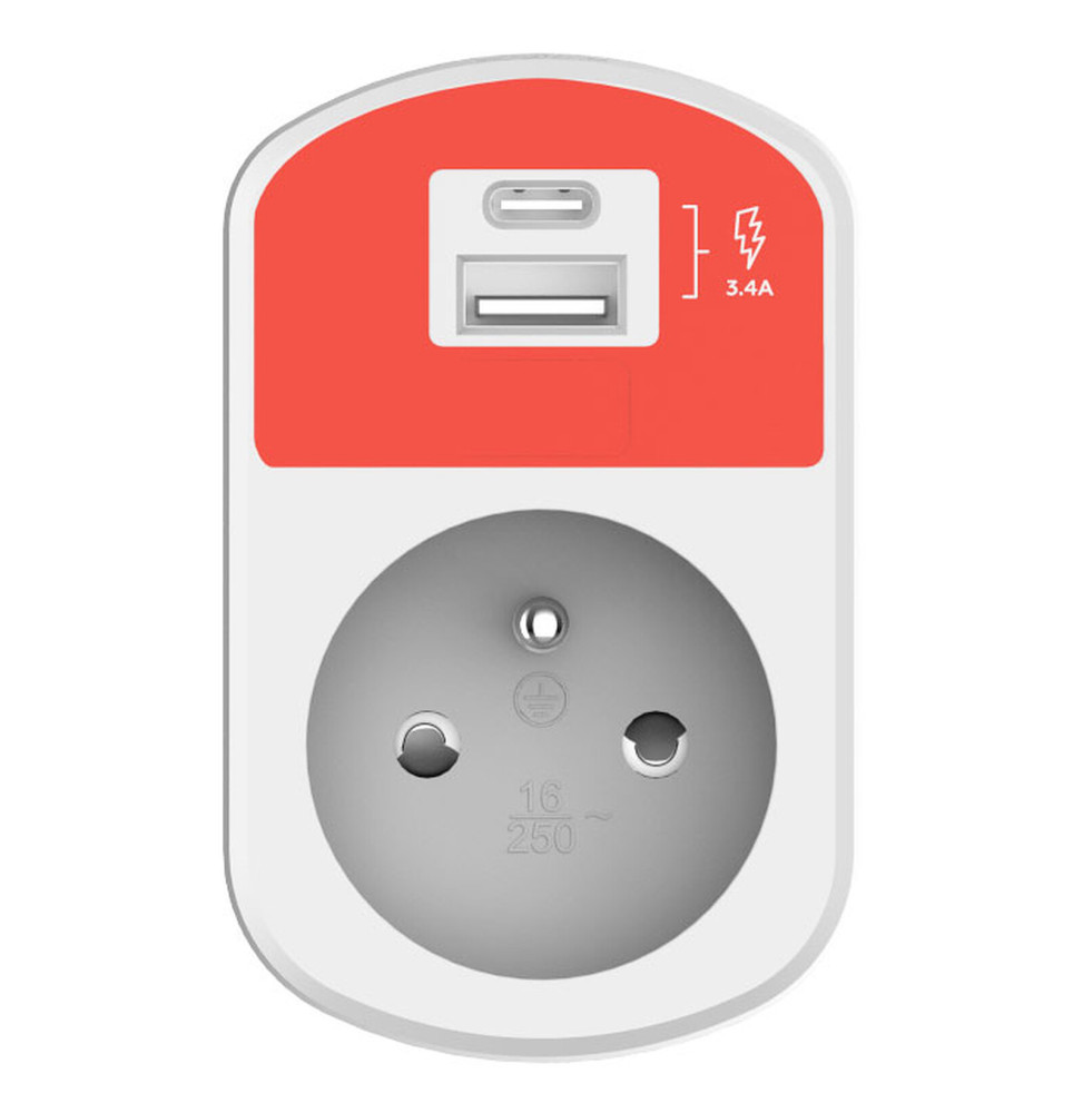 Mobility Lab Prise/Chargeur Rapide USB-A & USB-C