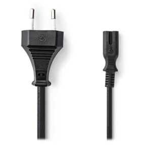 Nedis Câble d'alimentation bipolaire C7 noir -...