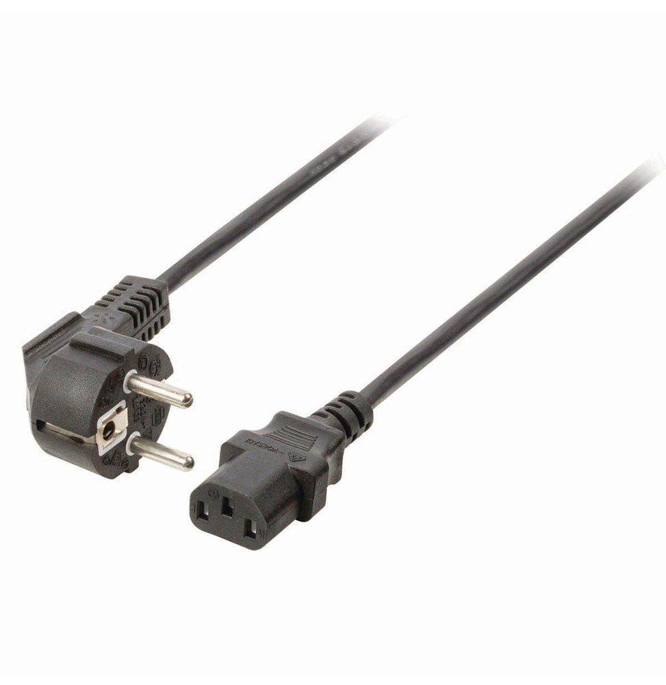 Nedis Câble d'alimentation pour PC, moniteur et onduleur noir - 5 mètres