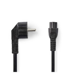 Nedis Câble d'alimentation tripolaire noir - 5 mètres - Coudé