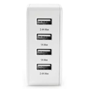 Nedis Chargeur mural USB avec 4 sorties USB-A - Blanc — image 2