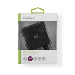 Nedis Chargeur mural USB-C 65W (Noir) — image 5
