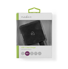 Nedis Chargeur mural USB-C 65W (Noir)