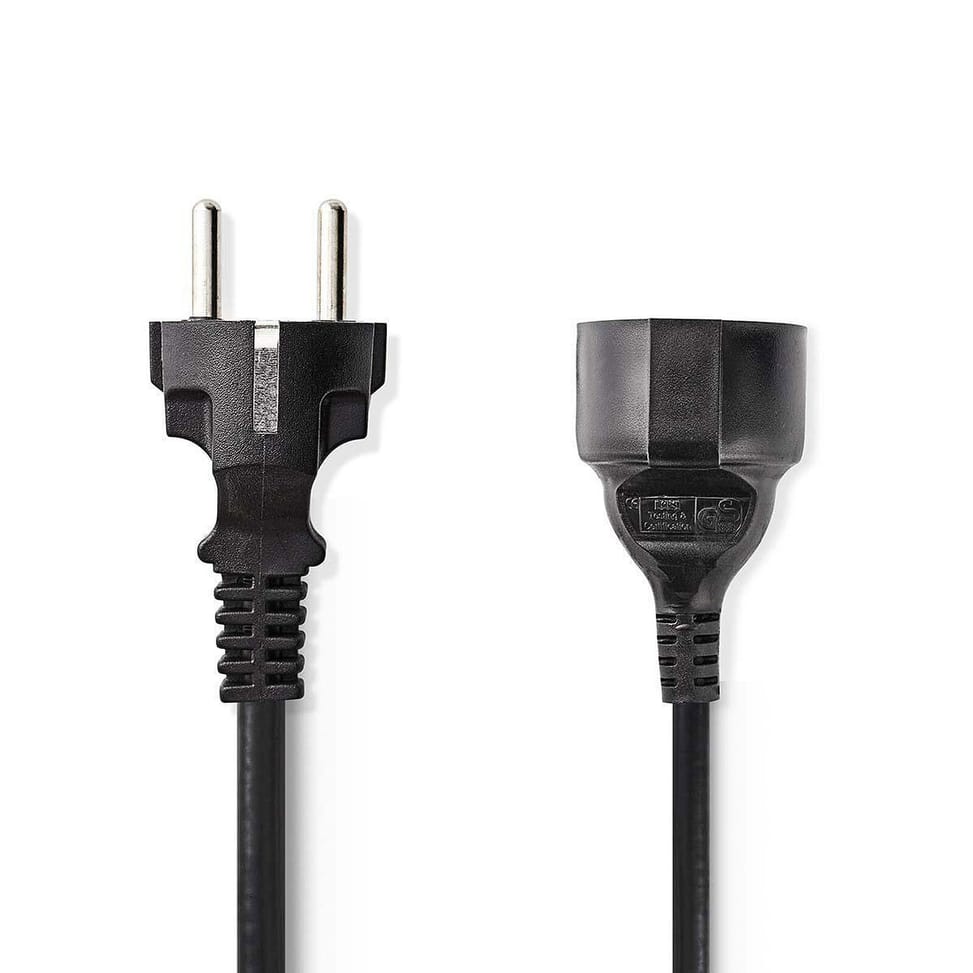 Nedis Rallonge électrique droite noire - 5 mètres — image 3