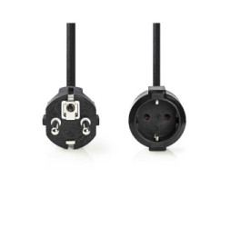Nedis Rallonge électrique droite noire - 3 mètres