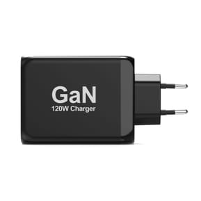 PORT Connect Chargeur Secteur Combo 120W - 2x 100W + 1x 30W USB-C Power Delivery / 1x USB-A — image 3