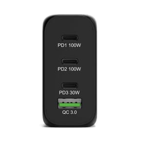 PORT Connect Chargeur Secteur Combo 120W - 2x 100W + 1x 30W USB-C Power Delivery / 1x USB-A — image 4