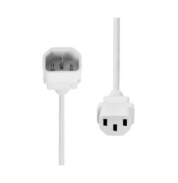 ProXtend Cordon secteur IEC C13 vers IEC C14 - Blanc - 5 m