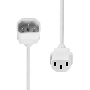 ProXtend Cordon secteur IEC C13 vers IEC C14 - Blanc - 5 m — image 2